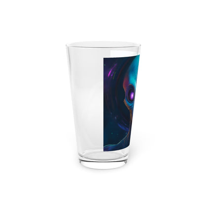 Pulse Chain Alien 16oz Glass - DeFi Outfitters