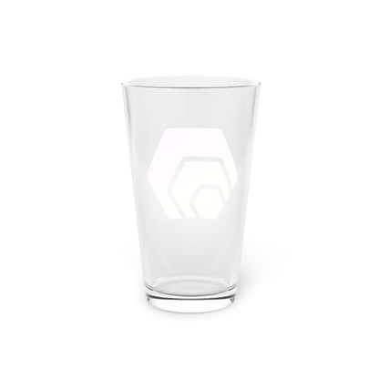 E Hex 16oz Glass - DeFi Outfitters