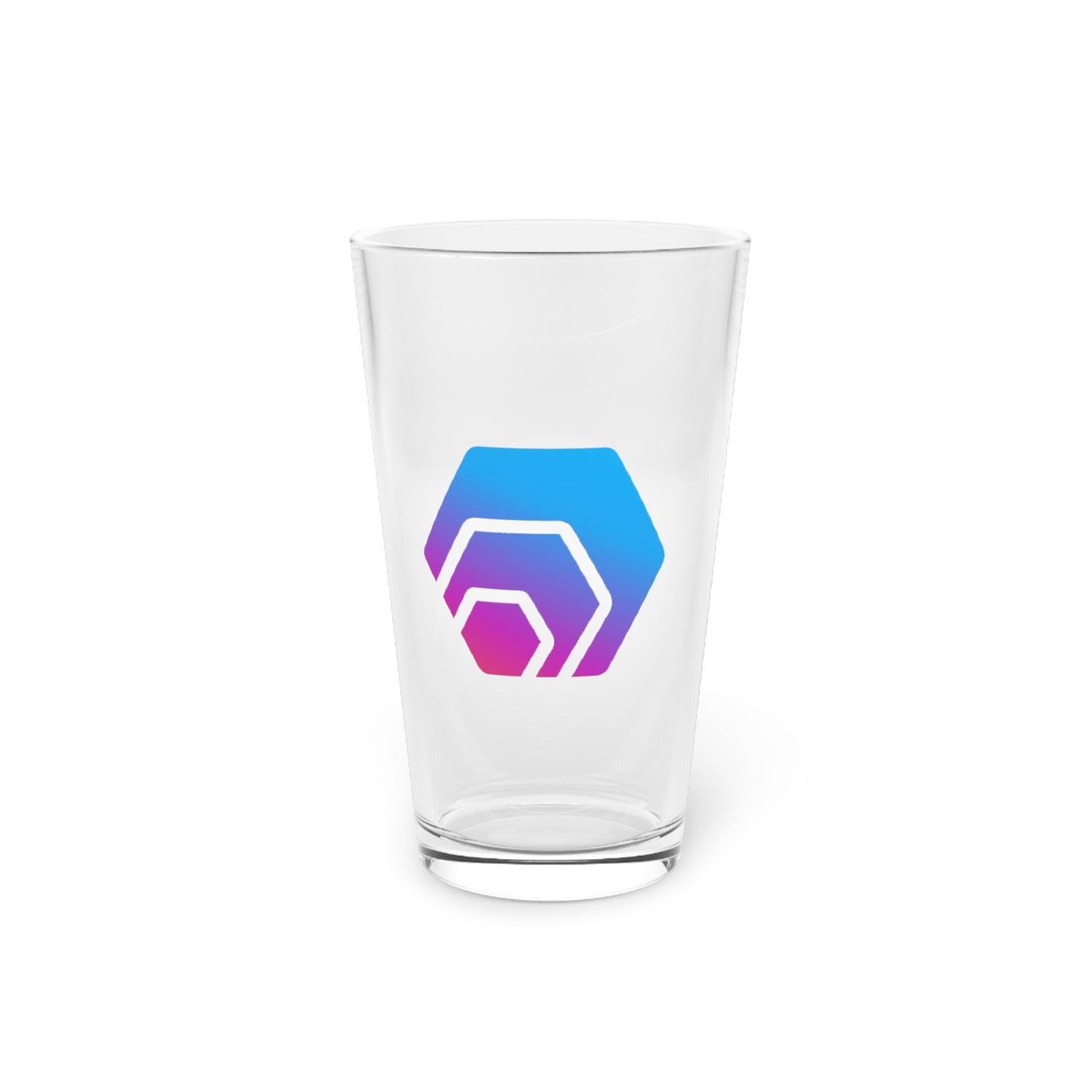P Hex 16oz Glass - DeFi Outfitters