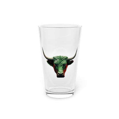 Pulse X Bull 16oz Glass - DeFi Outfitters