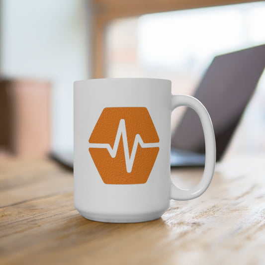 Orange Pulse 15oz Coffee Mug - DeFi Outfitters