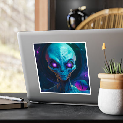 Pulse Chain Alien Vinyl Decal - DeFi Outfitters